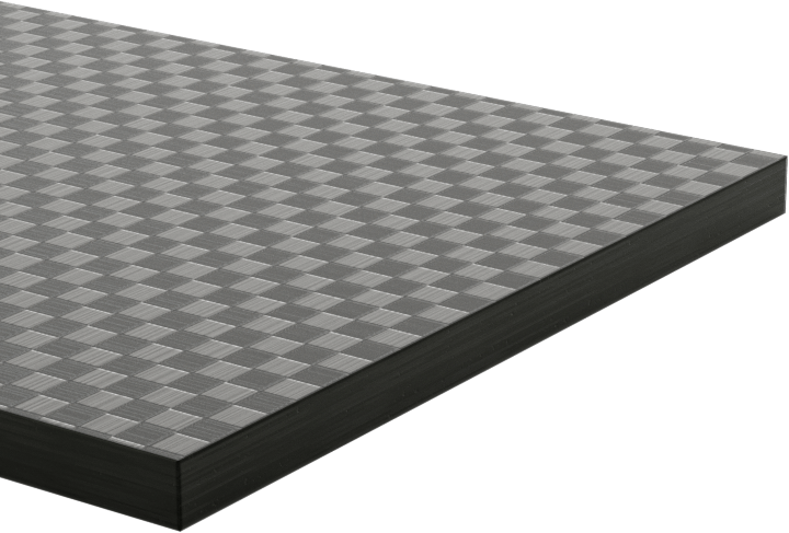 Karbon Fiber Çubuk, 2" x 12" x 1/8", Kareli Görünüm