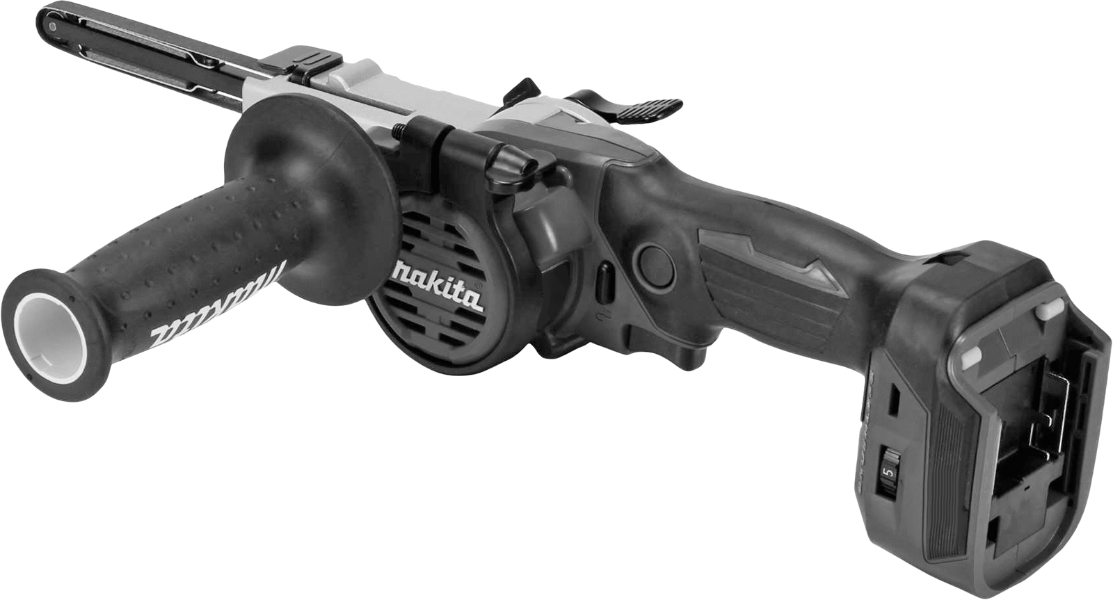 Akülü Dar Bant Zımpara Makinesi, 160 Derece Dönen Kol, Makita Model Numarası Xsb01Z