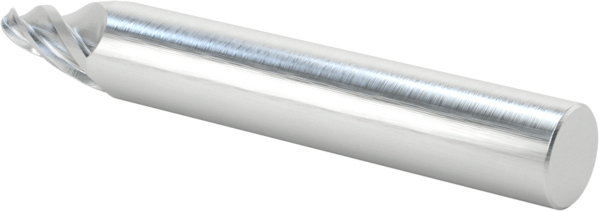 Hızlı Kesim Karbür Namlulu Uçlu Freze, Alüminyum için, Pirinç ve Bronz, 4 mm Freze Çapı, 24 mm Kesme Uzunluğu