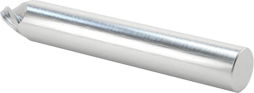 Hızlı Kesim Karbür Namlulu Uçlu Freze, Alüminyum için, Pirinç ve Bronz, 2 mm Freze Çapı, 15 mm Kesme Uzunluğu