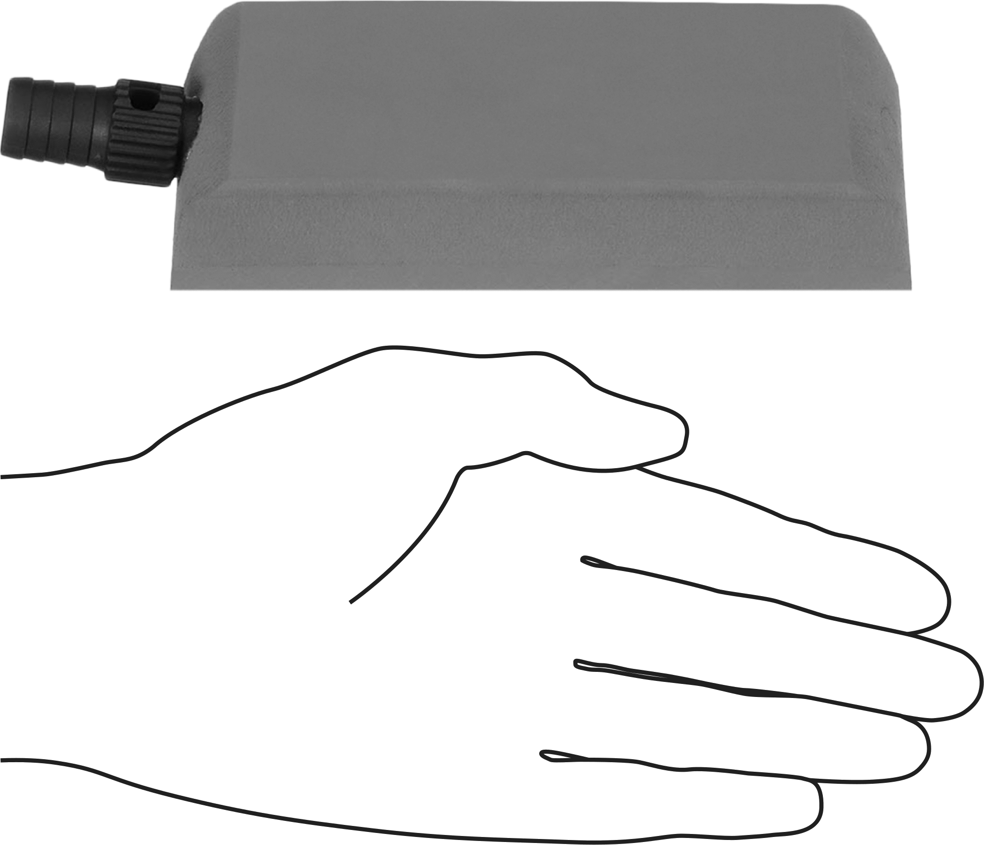 Toz Toplayıcı Levha Zımpara Bloğu, 2-3/4“ Genişlik x 7” Uzunlukta Levha için