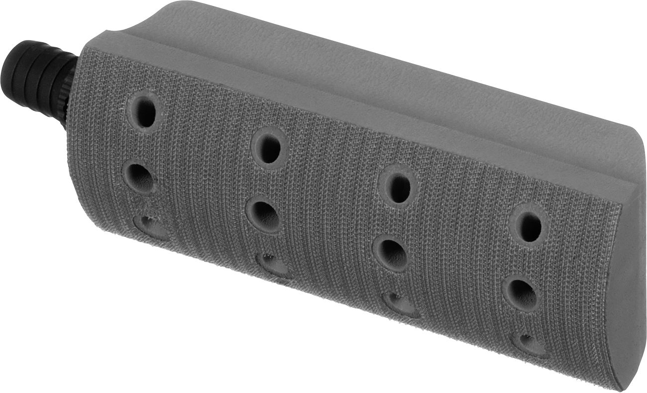 Toz Toplayıcı Levha Zımpara Bloğu, Yuvarlak Yüzlü, 2-3/4" Genişlik x, 7" Uzunlukta Levha