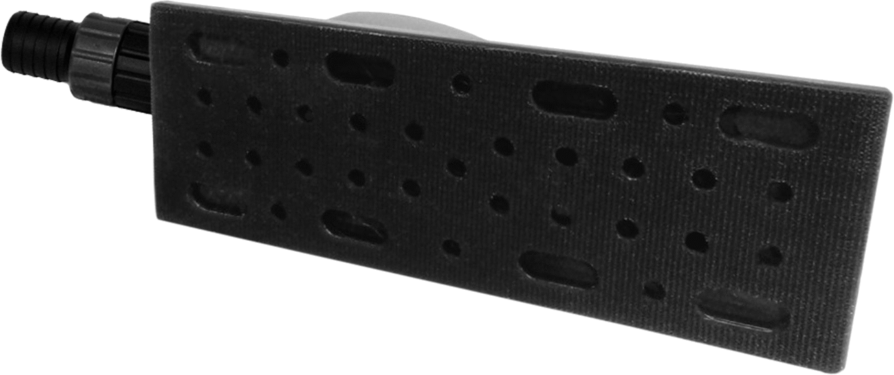 Toz Toplayıcı Levha Zımpara Bloğu, Köpük Tutamaklı, 2-3/4" Genişlik x, 7-3/4" Uzunlukta Levha