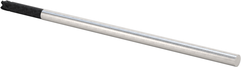 Karbür Yuvarlak Kenarlı Kare Uçlu Freze, Karbon Fiber için, Fiberglas ve Grafit, 3 mm Çap
