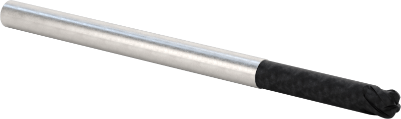 Karbür Yuvarlak Kenarlı Kare Uçlu Freze, Karbon Fiber için, Fiberglas ve Grafit, 3/16" Çap