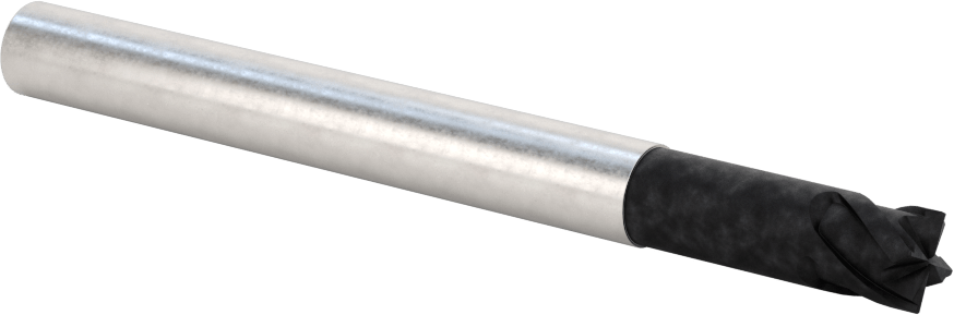 Karbür Yuvarlak Kenarlı Kare Uçlu Freze, Karbon Fiber için, Fiberglas ve Grafit, 3/8" Çap