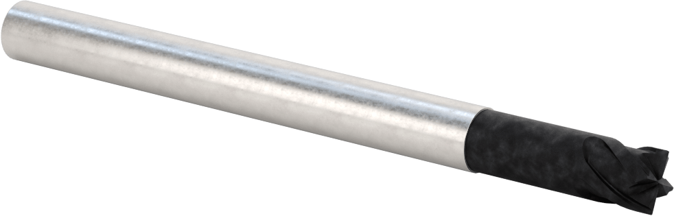 Karbür Yuvarlak Kenarlı Kare Uçlu Freze, Karbon Fiber için, Fiberglas ve Grafit, 1/2" Çap