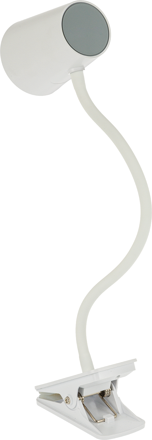 Masa Lambası, 20" Kol Uzanma Mesafesi, 550 Lumens, Beyaz