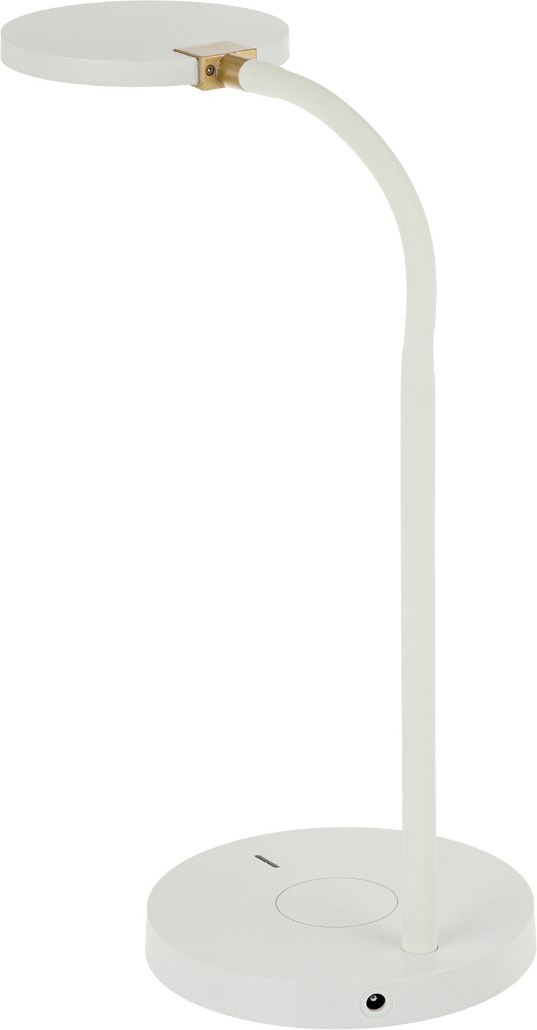 Masa Lambası, Kablosuz Şarj Pag'lı, 14" Kol Uzanma Mesafesi, 580 Lumens