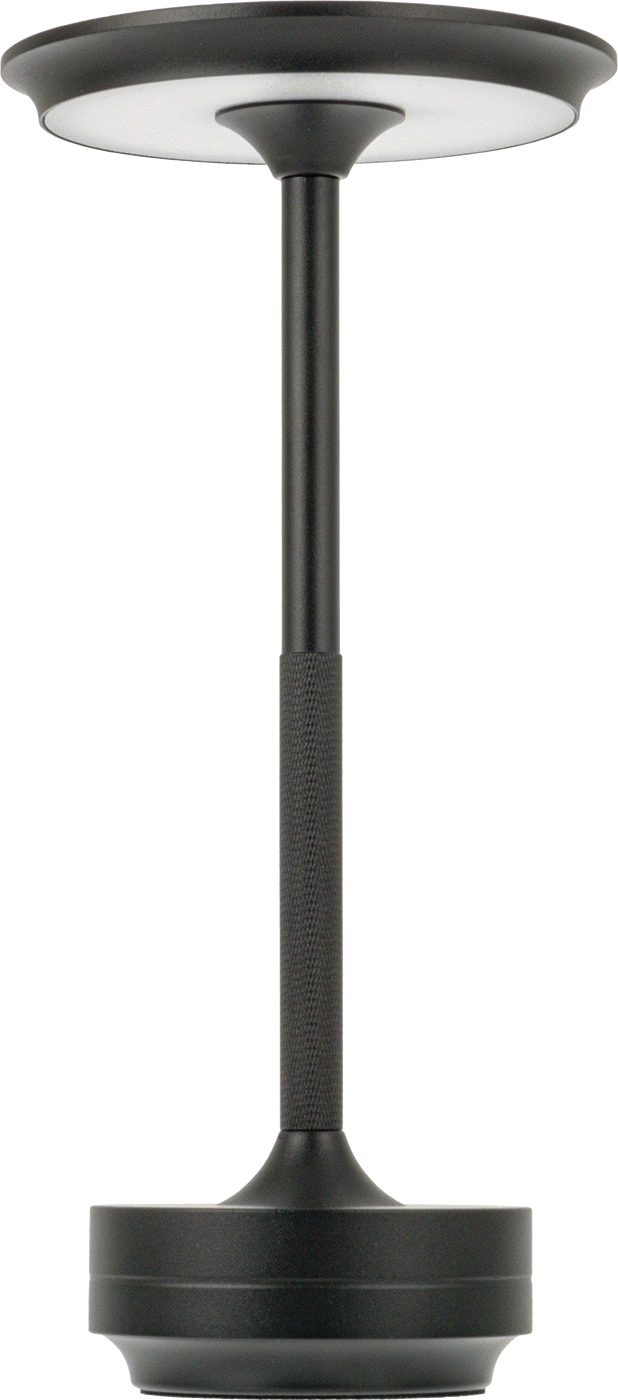 Masa Lambası, 11" Toplam Yükseklik, 100 Lumens, Siyah
