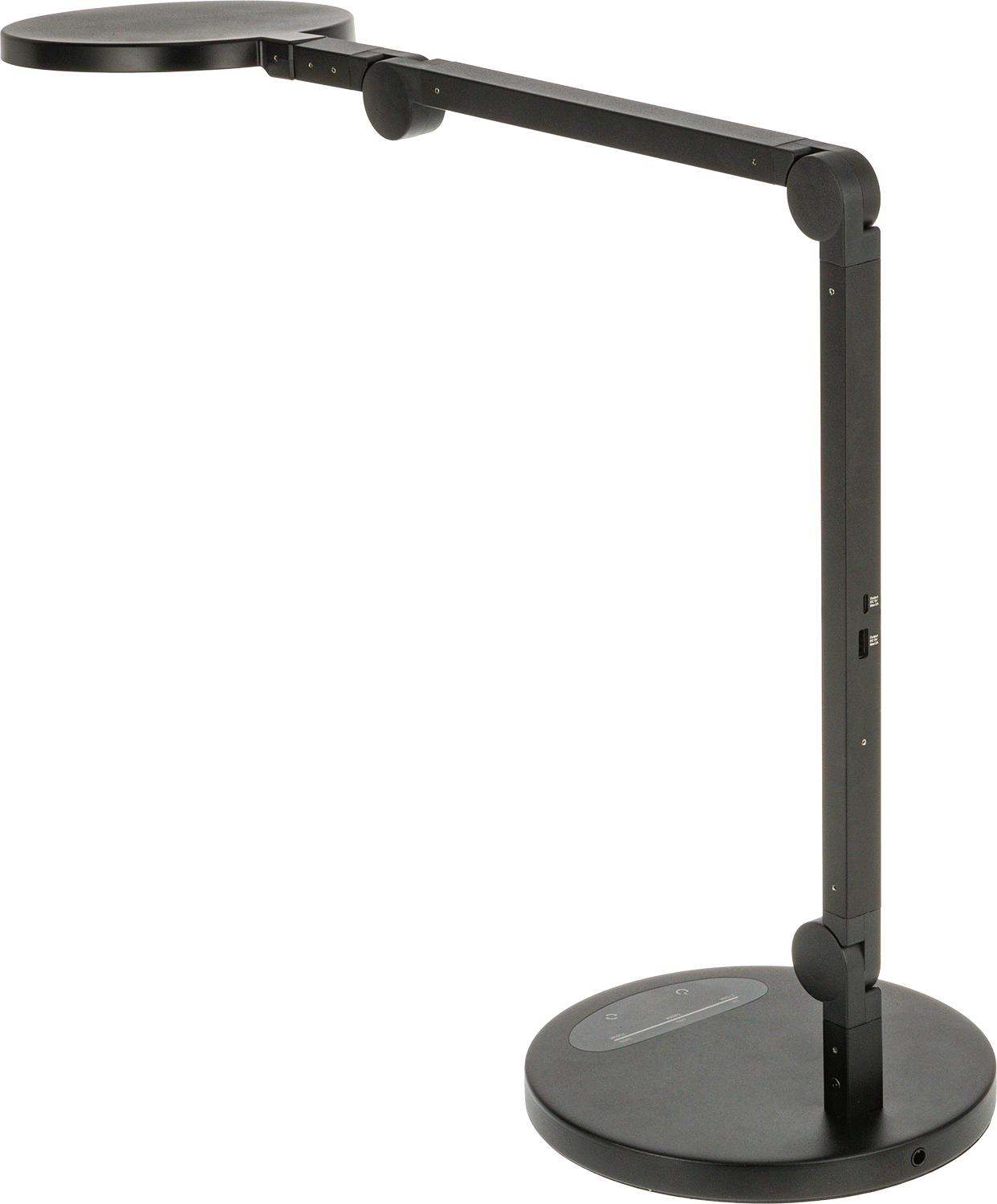 Masa Lambası, 31" Kol Uzanma Mesafesi, 700 Lumens, Siyah