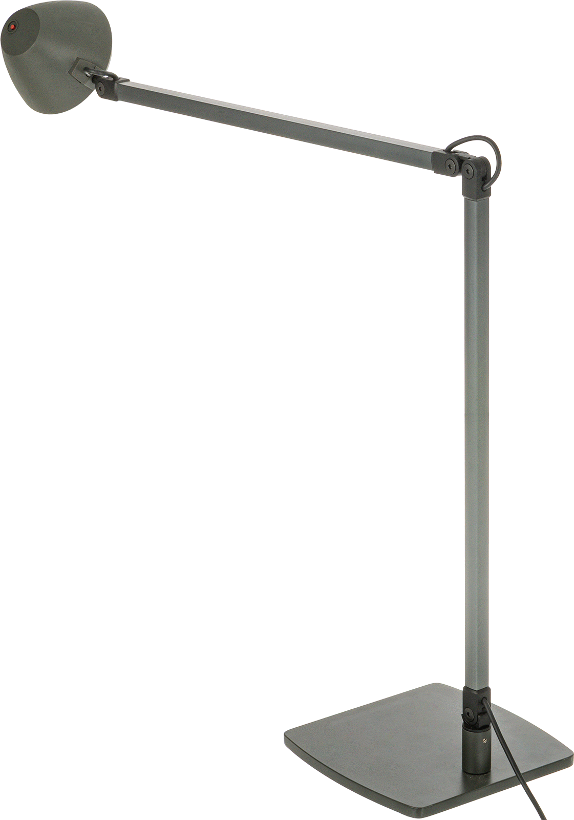 Masa Lambası, 33" Kol Uzanma Mesafesi, 260 Lumens, Gri