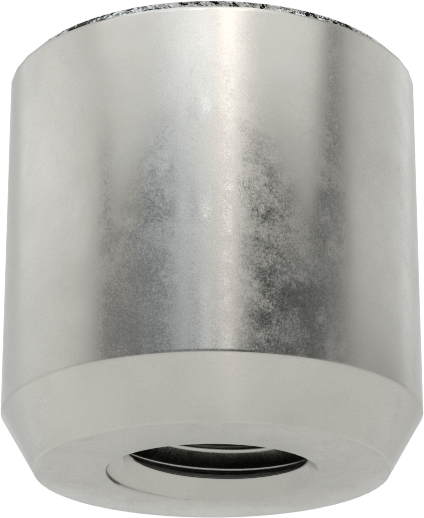 Katı Yüzeyli Tutucu, Dişli Delikli, 3/8" Çap, 10-32 Diş Boyutu