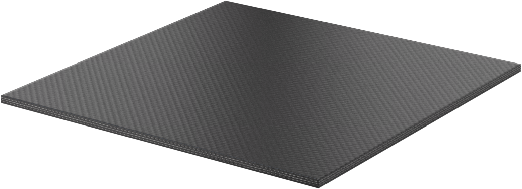 Yüksek Mukavemetli Kumaş Takviyeli EPDM Kauçuk Levha, 6" x 6", 1/8" Kalınlık