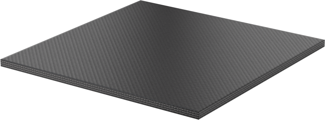Yüksek Mukavemetli Kumaş Takviyeli EPDM Kauçuk Levha, 6" x 6", 3/16" Kalınlık