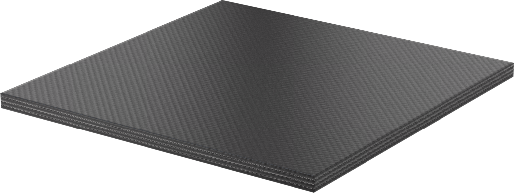 Yüksek Mukavemetli Kumaş Takviyeli EPDM Kauçuk Levha, 6" x 6", 1/4" Kalınlık