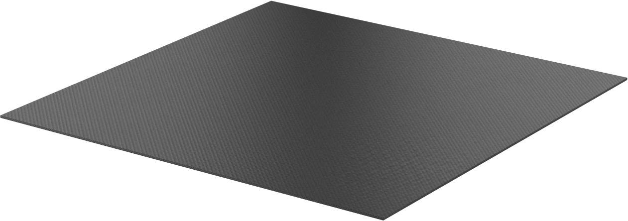 Yüksek Mukavemetli Kumaş Takviyeli EPDM Kauçuk Levha, Arka Yüzü Yapışkanlı, 12" x 12", 1/16" Kalınlık