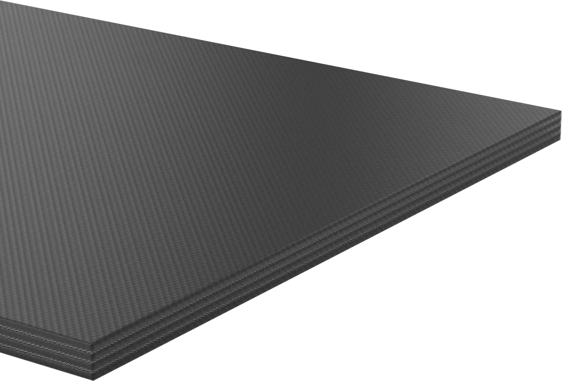 Yüksek Mukavemetli Kumaş Takviyeli EPDM Kauçuk Levha, Arka Yüzü Yapışkanlı, 12" x 24", 1/2" Kalınlık