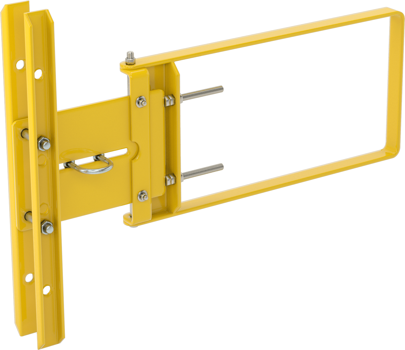 Güvenlik Kapısı, Sarı Toz Boyalı Çelik, 25“ ila 27-1/2” Açıklık için