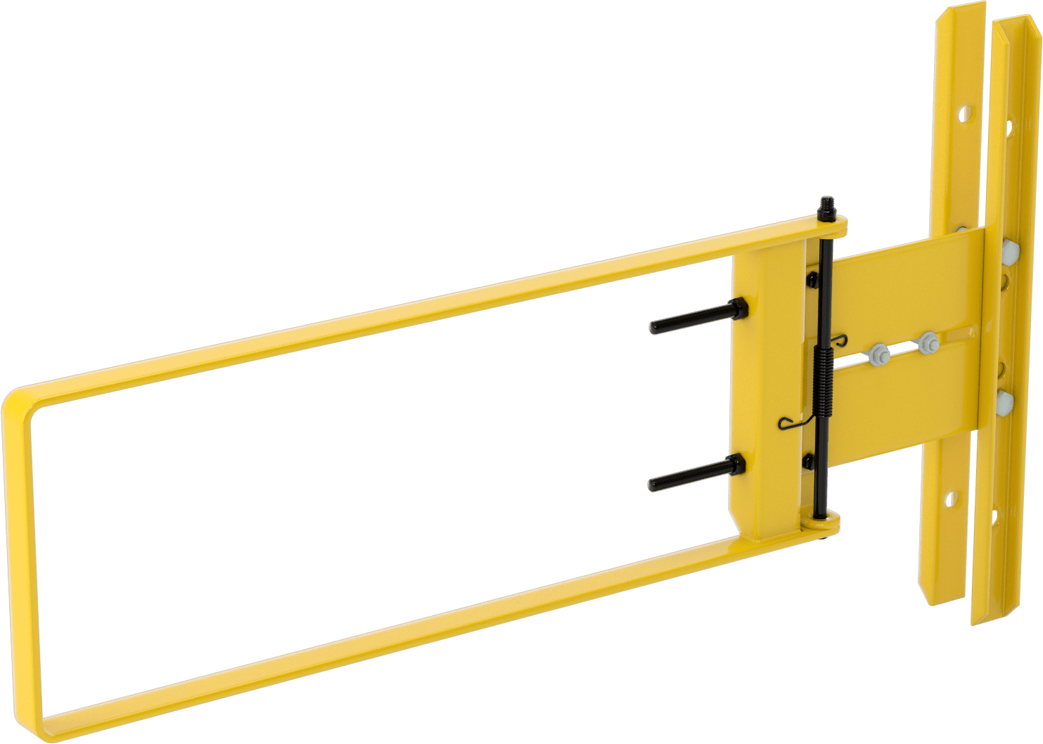 Güvenlik Kapısı, Sarı Toz Boyalı Çelik, 34“ ila 36-1/2” Açıklık için