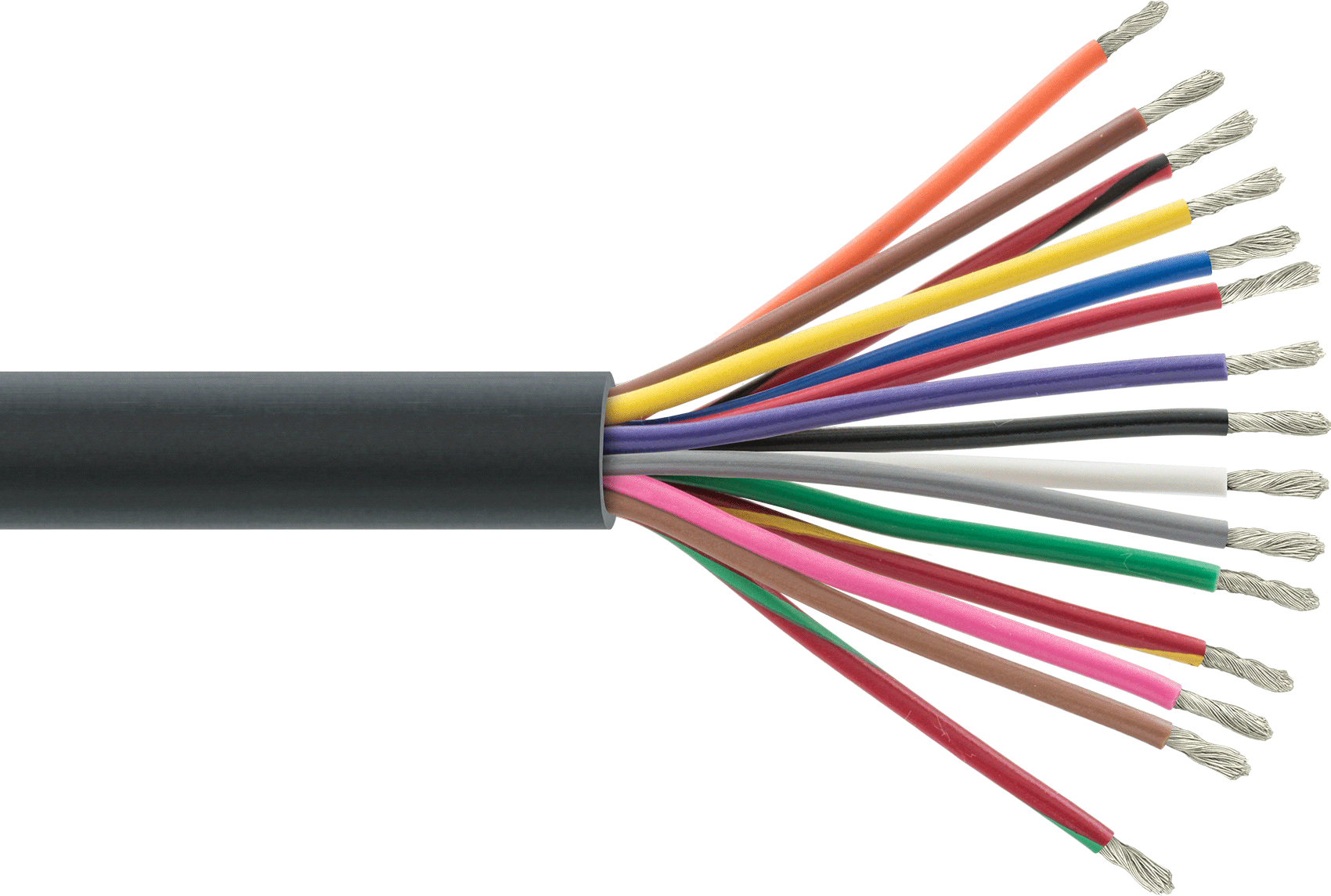 Aşınmaya Dayanıklı Kablo, On Beş Adet 18 AWG Tel