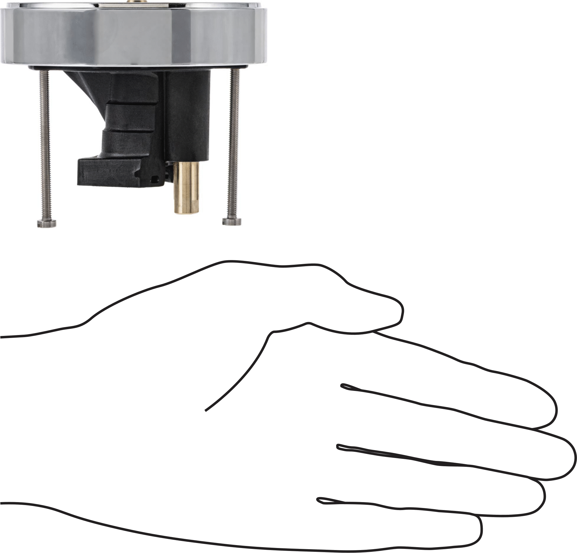 #M970735-0070A American Standard Sifon Valfi için Alt Yarı Sensör Grubu