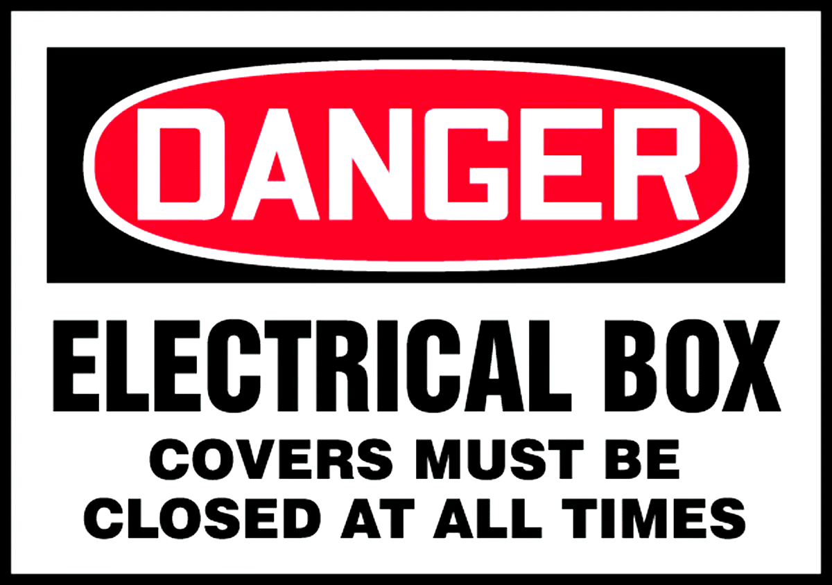 Elektrik Tehlikesi Etiketleri, (Tehlike-Elektrik Kutusu Kapakları...)