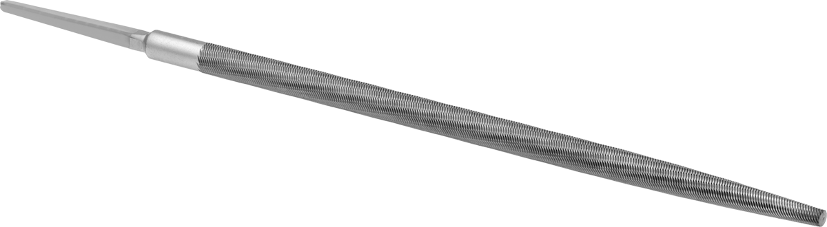 Paslanmaz çelik için eğe, Yuvarlak, 8“ Uzunluk x 5/16” Çap, Orta Kaplama için