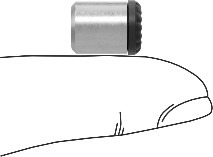 Yastıklı Katı Yüzeyli Tutucu, Durometer 60A, 3/8“ Çap x 1/2” Yükseklik