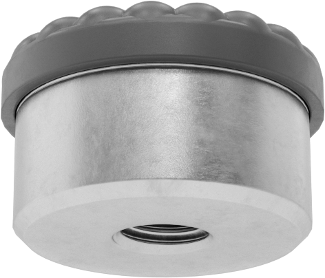 Yastıklı Katı Yüzeyli Tutucu, Durometer 60A, 3/4“ Çap x 1/2” Yükseklik