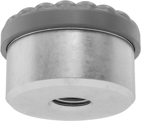 Yastıklı Katı Yüzeyli Tutucu, Durometre 80A, 3/4“ Çap x 1/2” Yükseklik