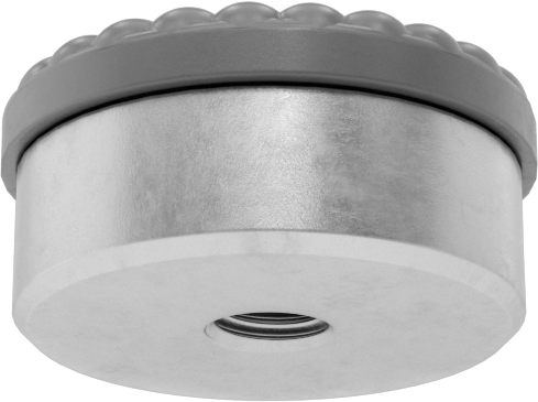 Yastıklı Katı Yüzeyli Tutucu, Durometre 80A, 1“ Çap x 1/2” Yükseklik