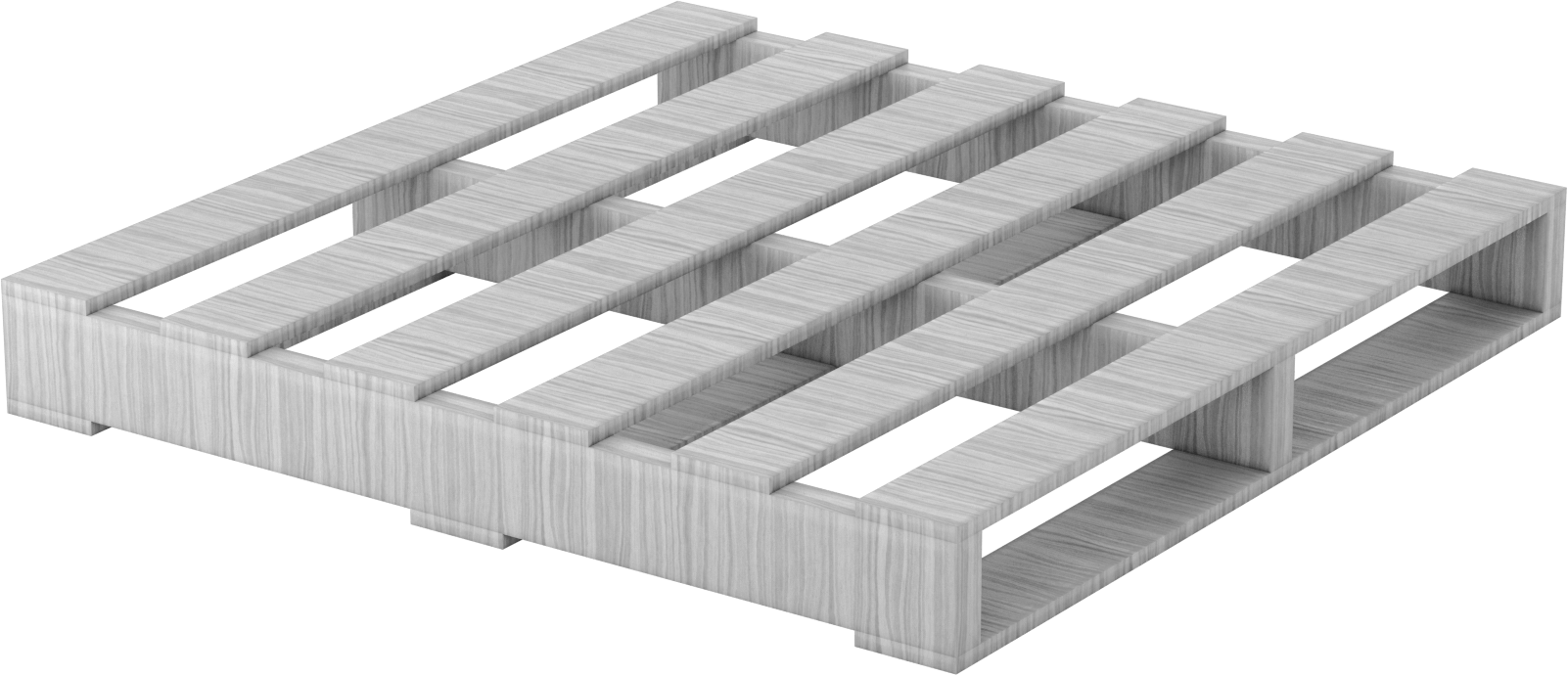 Ahşap Palet, 36 inç Genişlik x 36 inç Derinlik x 4-7/8 inç Toplam Yükseklik