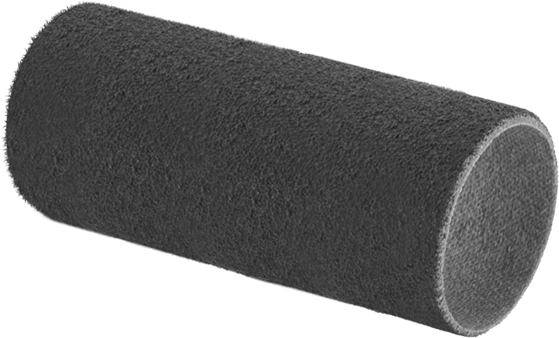 Paslanmaz Çelik ve Sert Metaller için Zımpara Manşonu, Pürüzsüz Yüzey için, 3/4" ID, 2" Uzunluk, 120 Kum