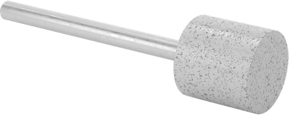 Cam ve Seramikler için Dağınık Olmayan Parlatma Bobi, Düz Uçlu Silindir, 1/4" Baş Çapı, 1800 Kum