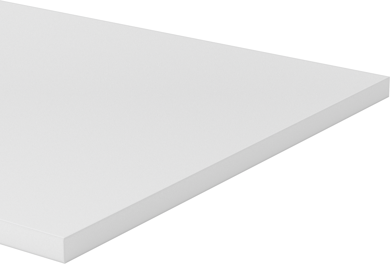 Yüksek Sıcaklık Kaygan UHMW Polietilen, Levha, 1" Kalınlık, 24" x 48"