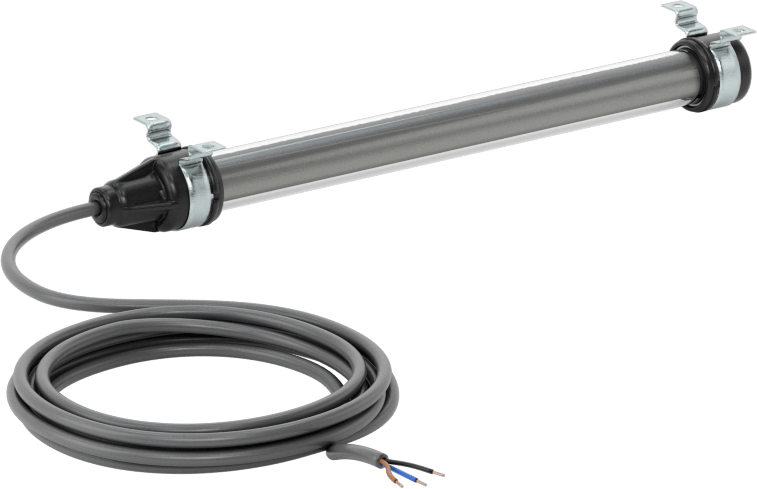 Tehlikeli Ortam Şerit Makinesi Işığı, 12-30V DC, 14-5/8“ Uzunluk x 1-1/2” Yükseklik x 2-1/2" Genişlik Toplam