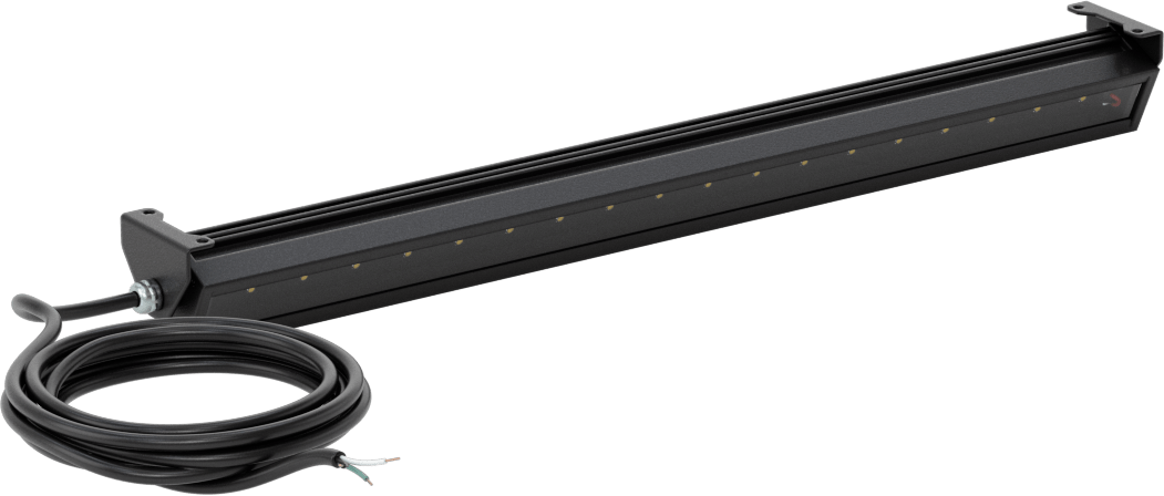 Tehlikeli Ortam Şerit Makinesi Işığı, 120-277V AC, 26“ Uzunluk x 2-7/8” Yükseklik x 2-3/4" Genişlik Toplam