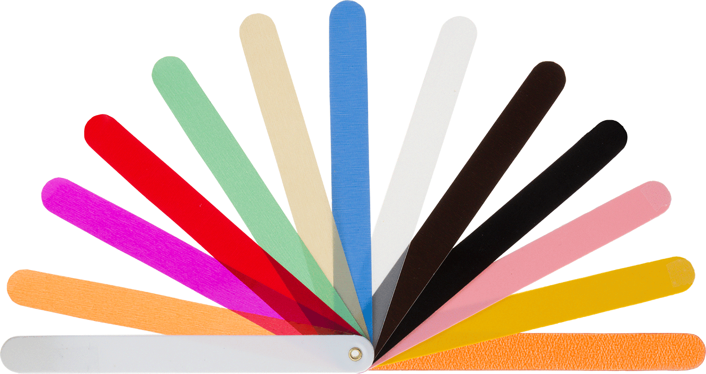 Renk Kodlu Kalınlık Ölçer Seti, 13 Kanat, 5“ Uzunluk x 1/2” Genişlik Yaprak