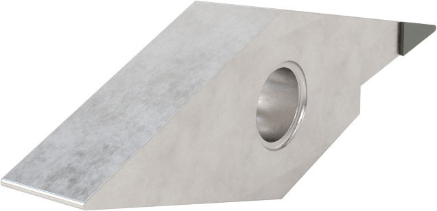 Metalsiz Malzemeler için PCD Uç, Ek Kodu Vnmm-330.5, 0,11" Kesici Kenar Uzunluğu
