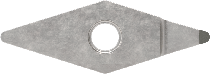 Metalsiz Malzemeler için PCD Uç, Kod Vnmm-332, 0,06" Kesme Kenarı Uzunluğu