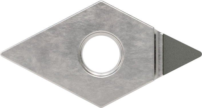 Metalsiz Malzemeler için PCD Uç, Ek Kod DNMM-431, 0,23" Kesici Kenar Uzunluğu