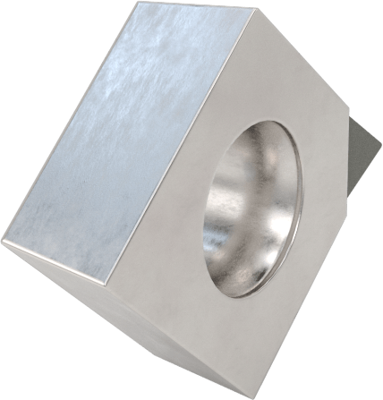 Metalsiz Malzemeler için PCD Uç, Eklenti Kodu CCMT-32.50.2, 0,11" Kesici Kenar Uzunluğu