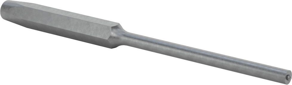 Darbeye Dayanıklı Pim Çıkarma Zımbası, 1/4" ve 6 mm Çaplı İçi Boş ve Yaylı Pimler için