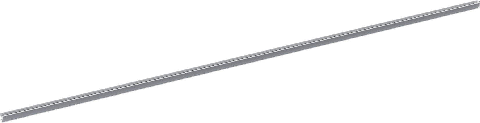 Sürtünmeli Tutuşlu Bülten Çubuğu, 72“ Genişlik x 1-1/8” Yükseklik