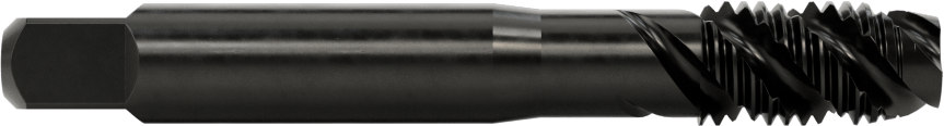 Çelik ve Paslanmaz Çelik için Kılavuz, Kapalı Uçlu Delik Dişi, M10 x 1,25 mm Diş Boyutu