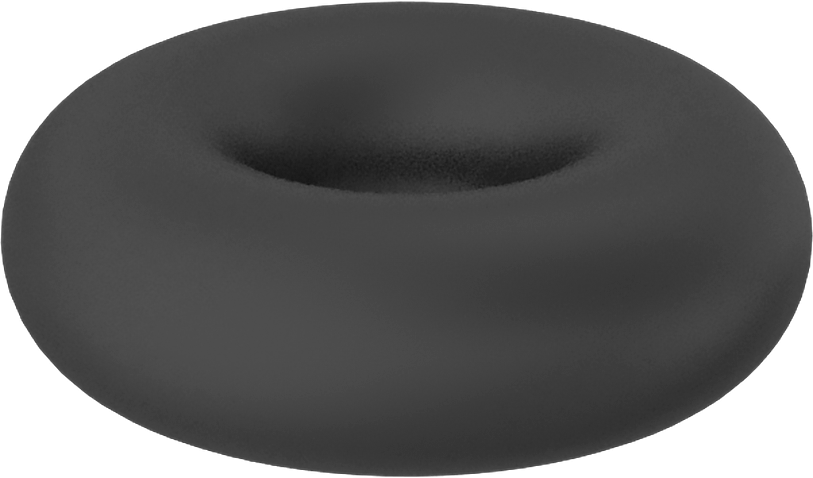 Sert Viton® Floroelastomer O-Ring, Kimyasal Dayanıklı, 1/16 Kesirli Genişlik, Dash Numarası 003