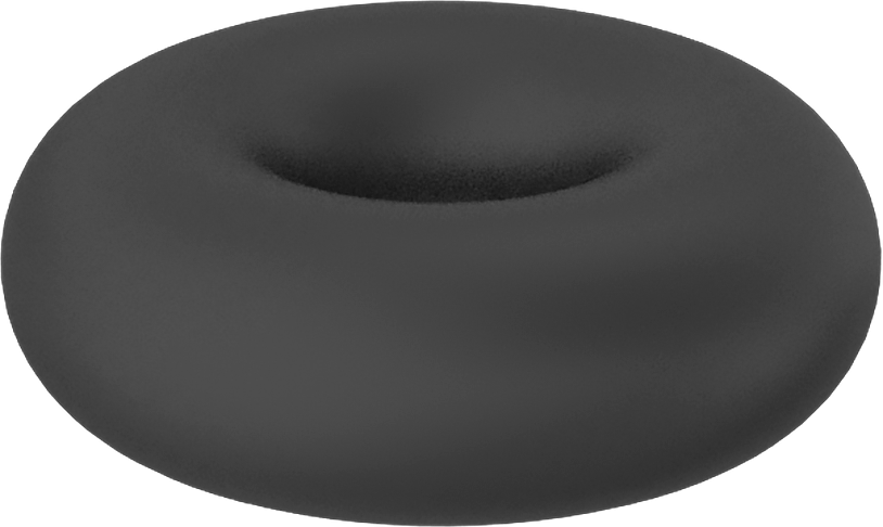 Sert Viton® Floroelastomer O-Ring, Kimyasal Dayanıklı, 3/32 Kesirli Genişlik, Dash Numarası 103