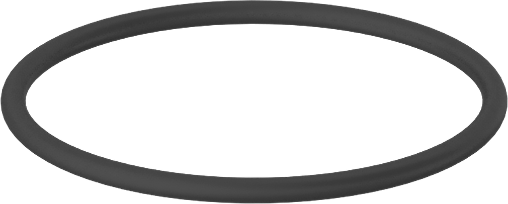 Sert Viton® Floroelastomer O-Ring, Kimyasal Dayanıklı, 3/32 Kesirli Genişlik, Dash No. 135