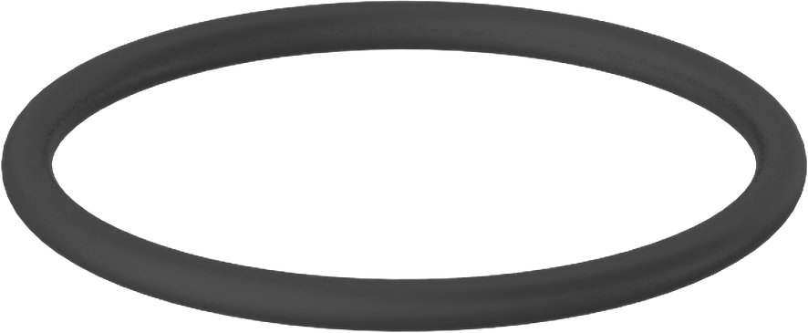 Sert Viton® Floroelastomer O-Ring, Kimyasal Dayanıklı, 1/16 Kesirli Genişlik, Dash Numarası 022